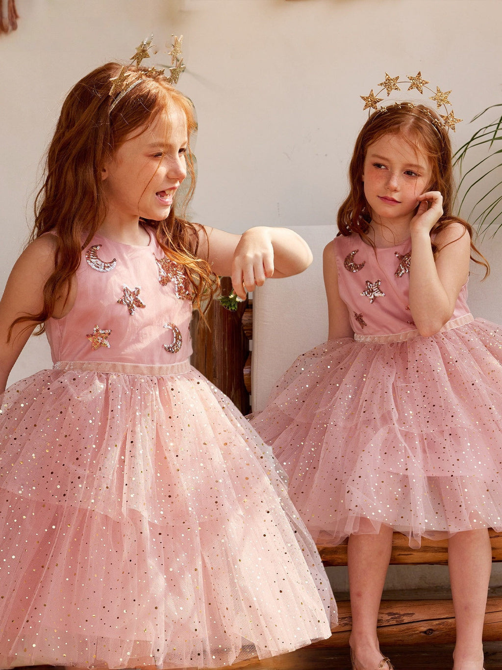 Sequin Sleeveless Mesh Party Dress
