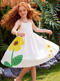 Flower Print Spaghetti Strap Dress