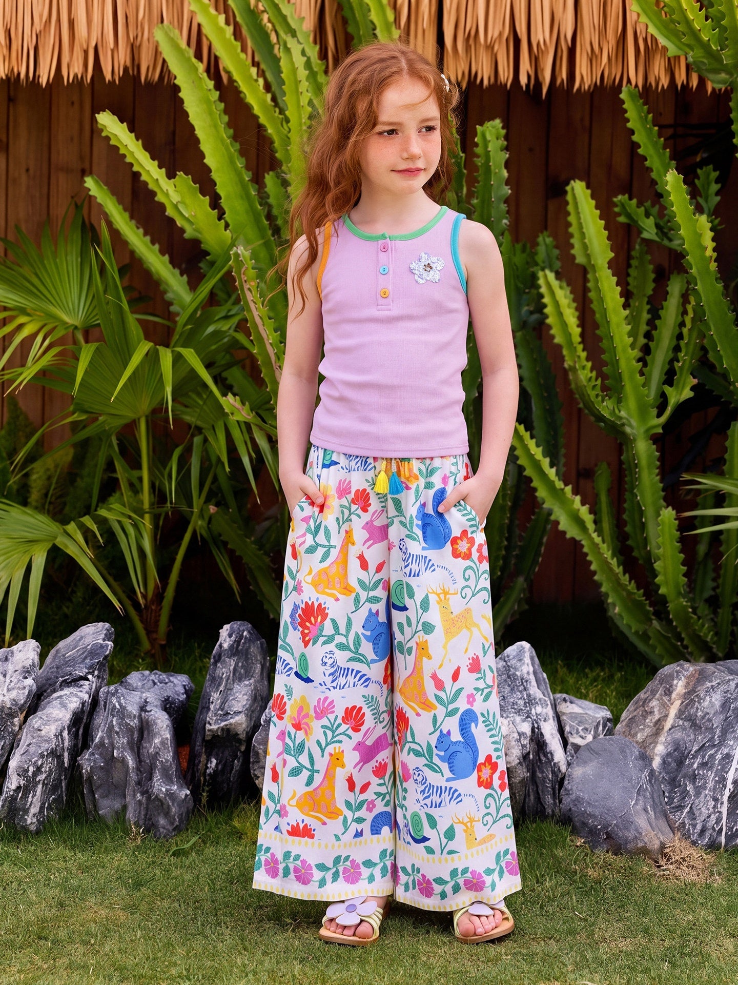 Floral Print Pant