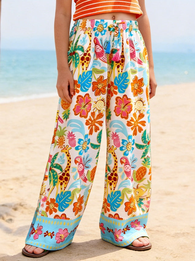 Floral Print Pant